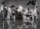 Minimalist Fashion Window Display with Reflective Floor