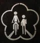 Pedestrian and Bicycle Shared Path Symbol