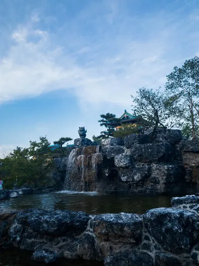 Waterfall at Jinling Town