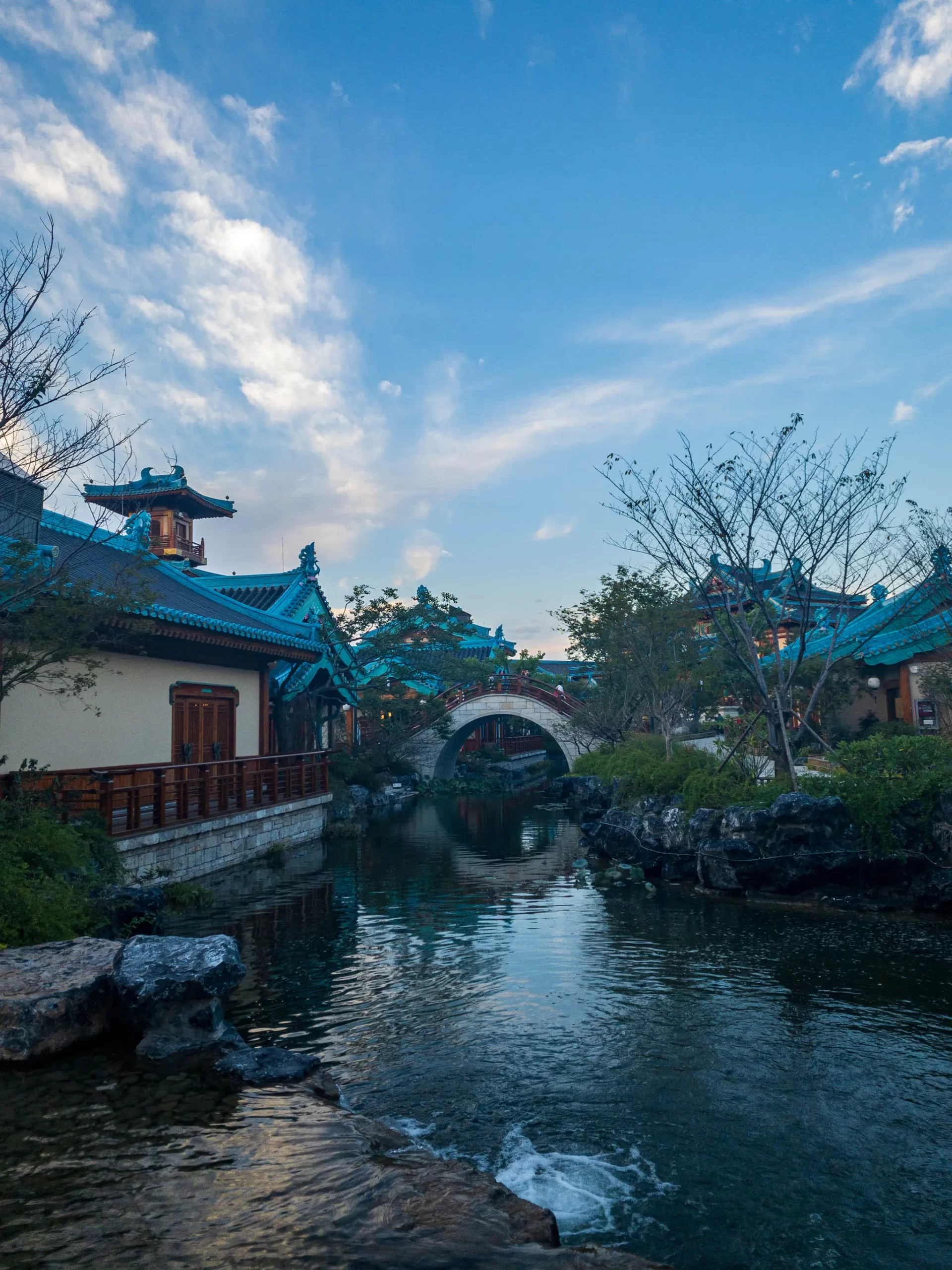 Waterfall at Jinling Town