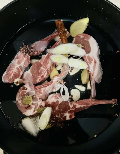 Grilled lamb chops