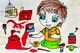Child’s Creative Drawing of a Boy with Colorful and Surreal Elements