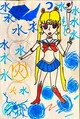 Colorful Butterfly Fantasy Drawing by a Child
