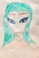 Kids Portrait Drawing with Stylized Eyes and Hair
