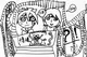 Naruto Scene Drawing Featuring Clone Jutsu and Action Elements