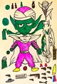 Piccolo (Dragon Ball) Character Drawing with Stylized Elements