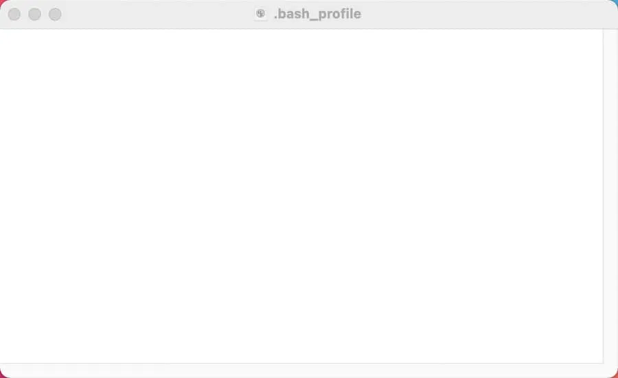 bash profile