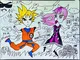 Super Saiyan Goku and Android 17 Inspired Dual Character Drawing