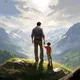 A father's love, a mountain strong.