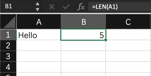 Advanced Usage of Excel's LEN Function