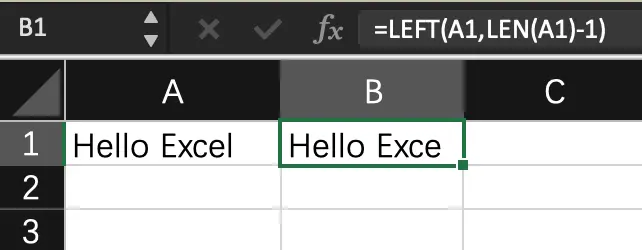 Advanced Usage of Excel's LEN Function