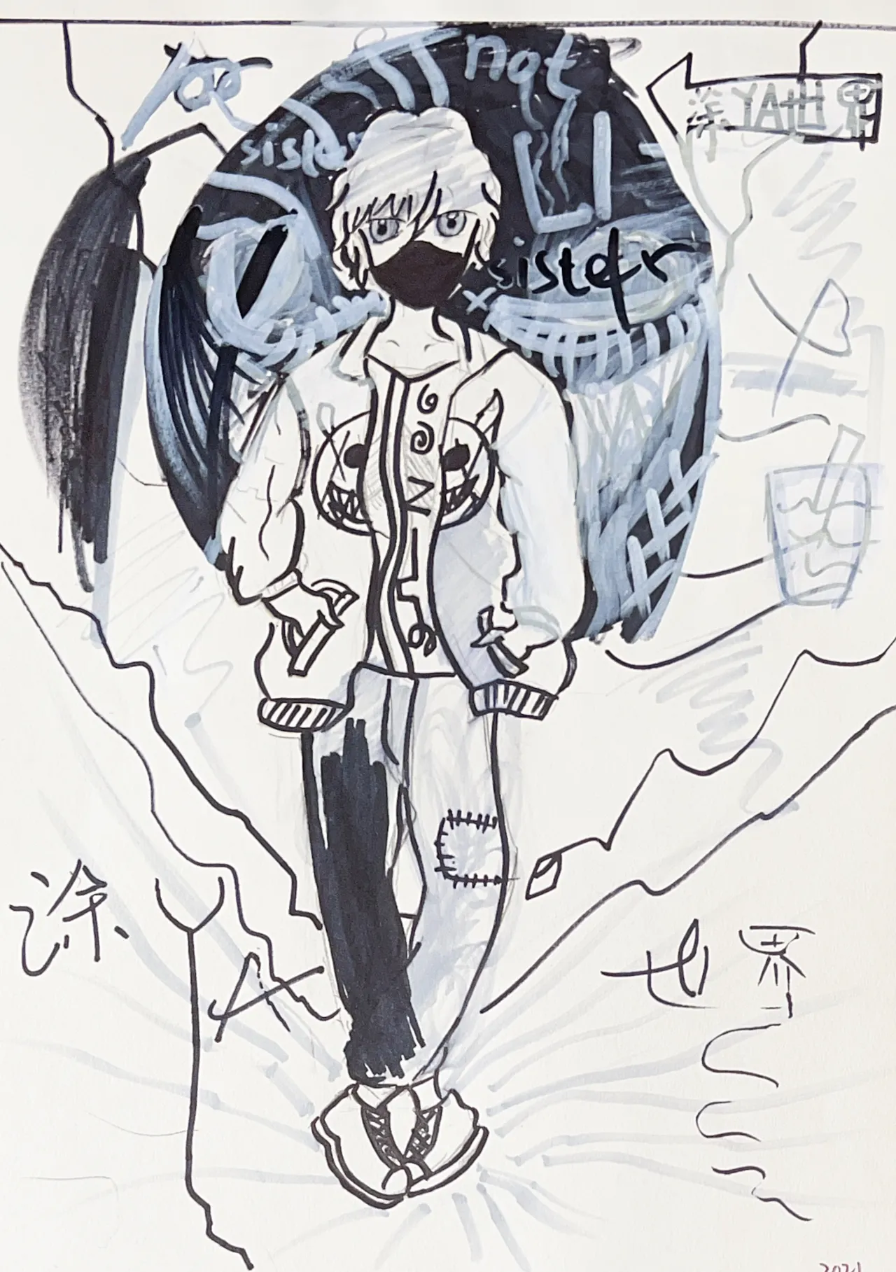 Sketch a boy