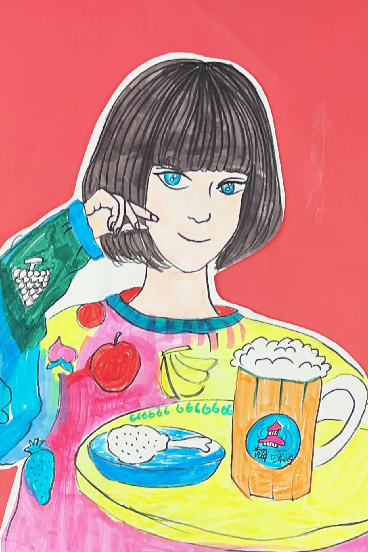 a girl