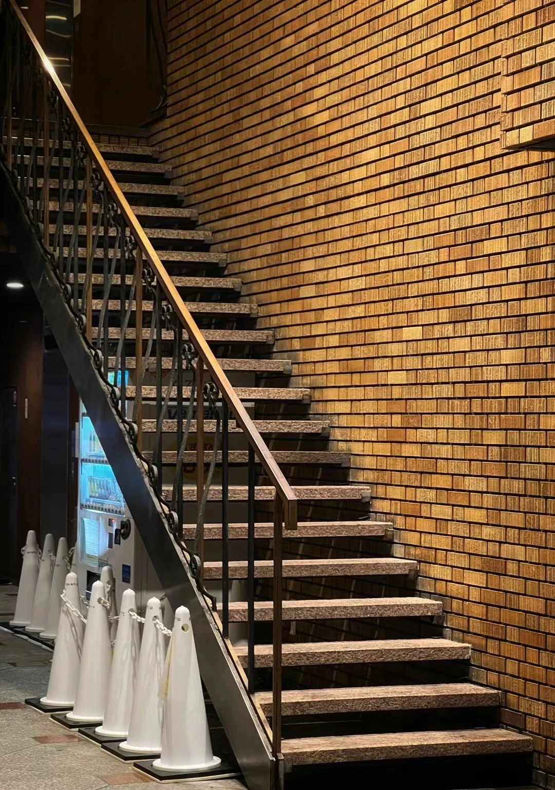 Brick Stairway in Evening Light