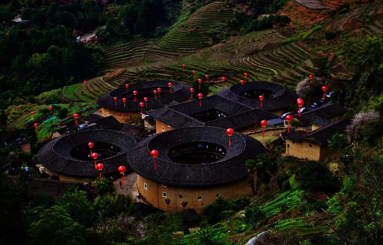 Lanterns Over the Tulou Hills