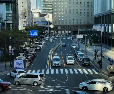 Morning Views of Osaka: Streets, Skylines, and City Life