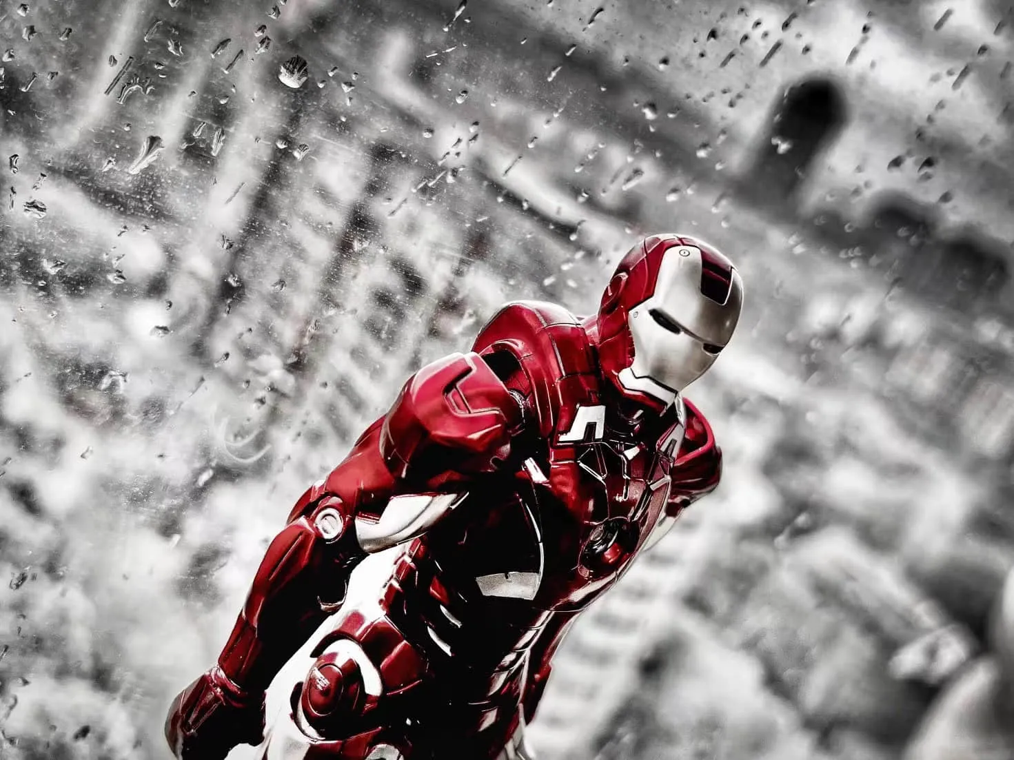 Iron Man in the Rain