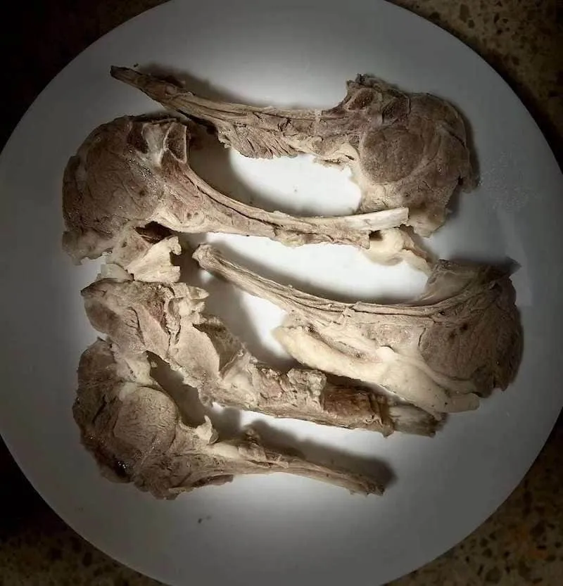 Grilled lamb chops