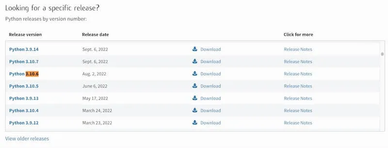 Installing Python3.10.x Version on Mac and Set the Environment