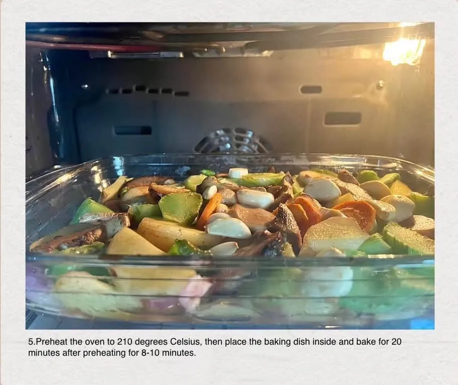 Grilled Luncheon Meat with Mixed Vegetables