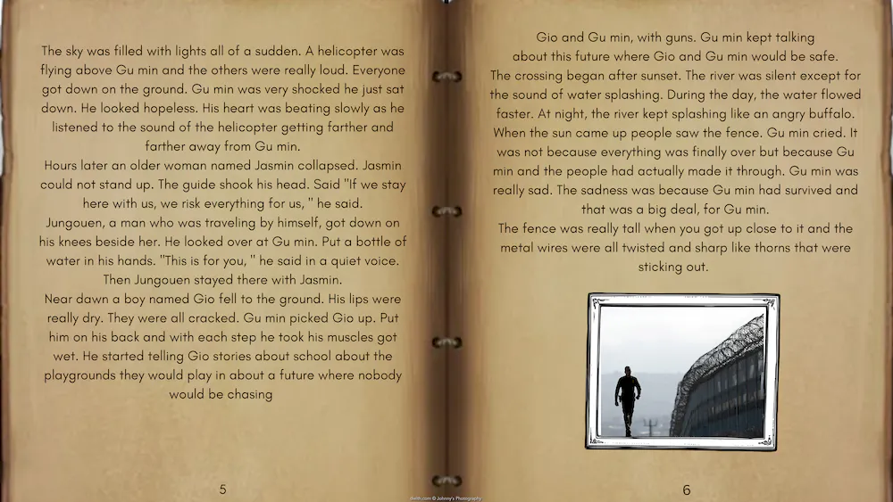 One Land, Two Countries: A Student Ebook School Project