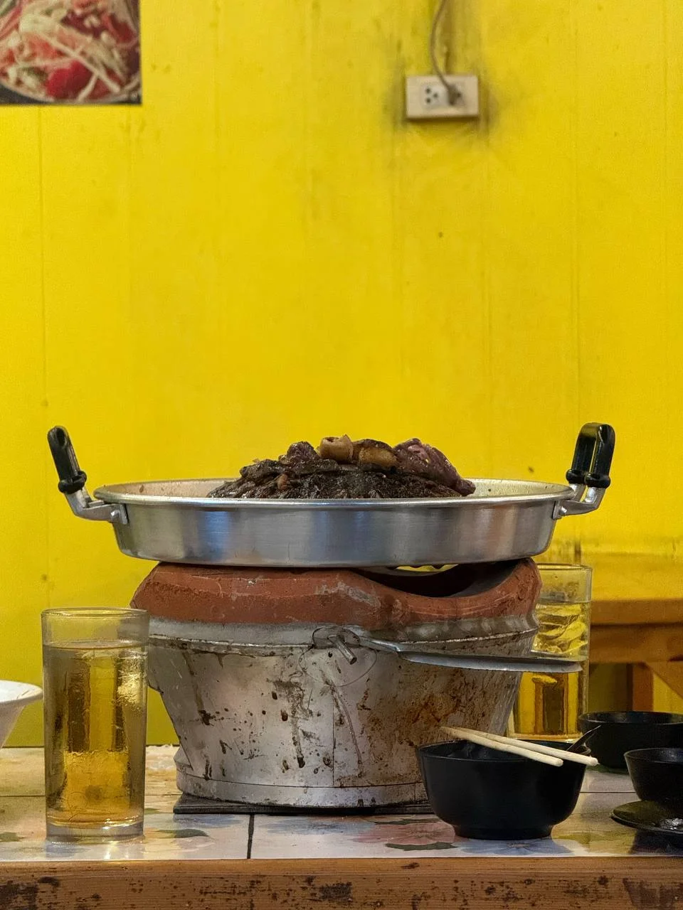 Trying Thai Hot Pot and Barbecue in One
