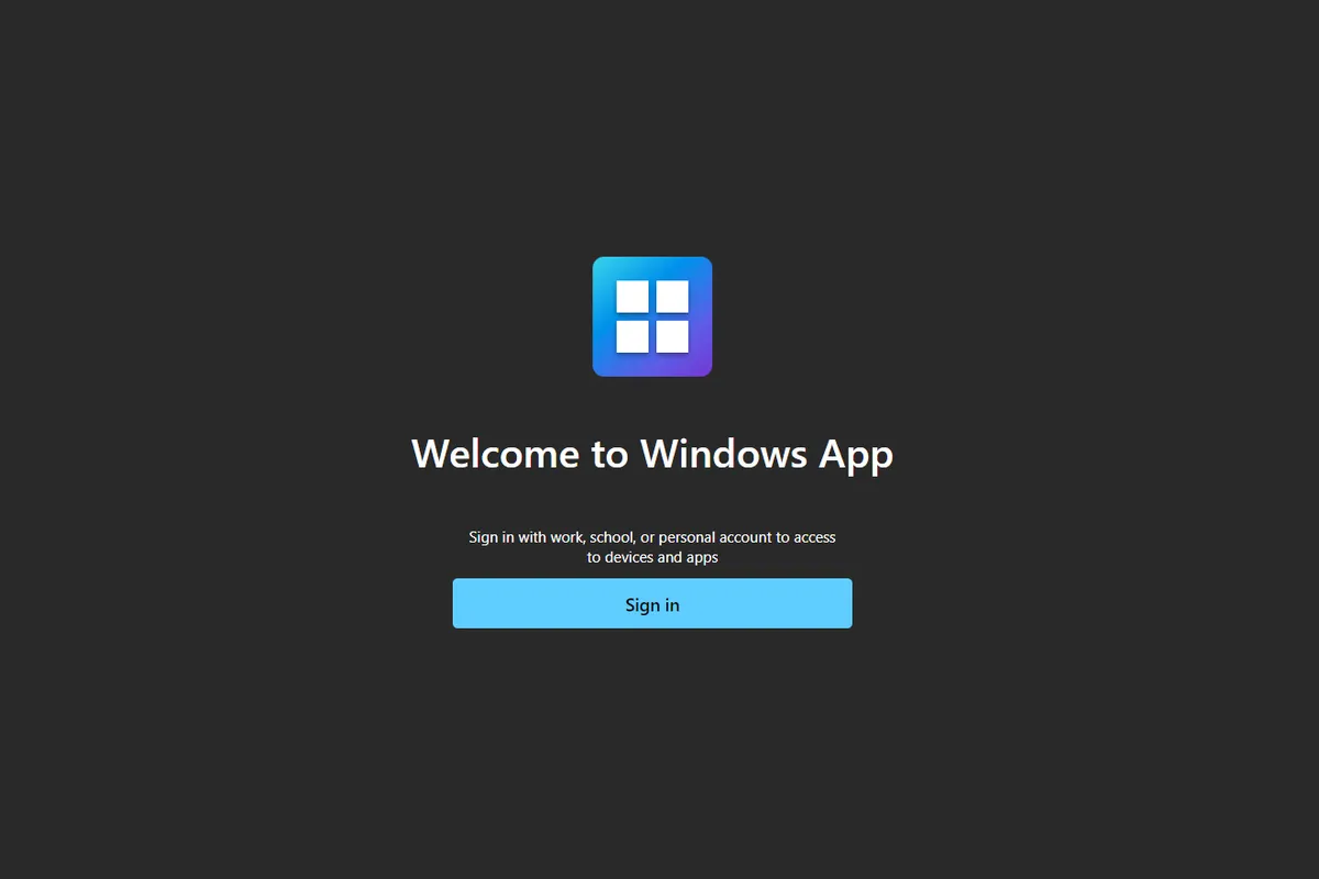 Windows App Windows App